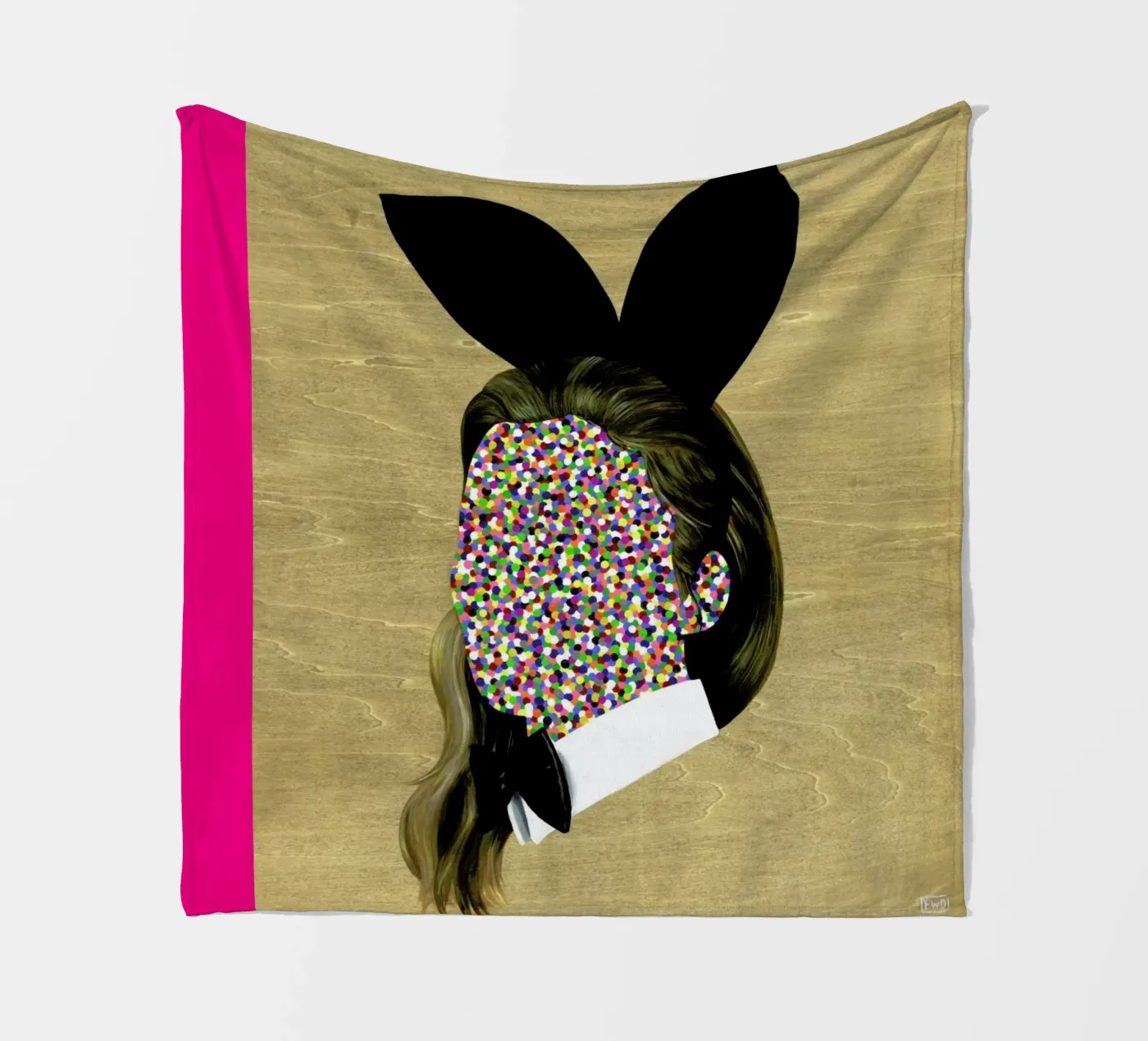 Playboy Fleecedecke von Famous When Dead