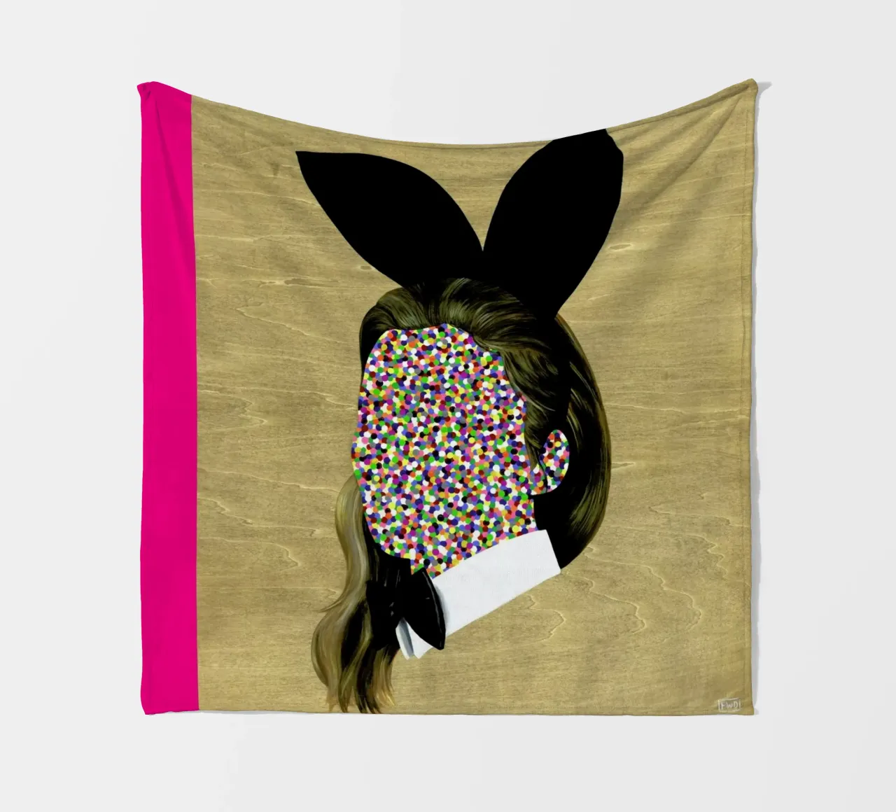 Playboy Fleecedecke von Famous When Dead