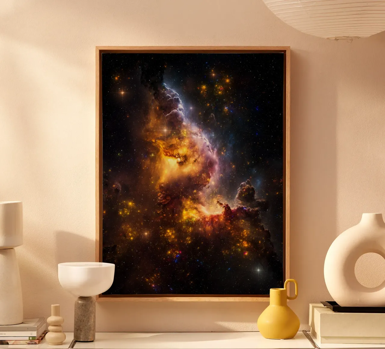 Astroflare tela con Cornice a cassetta da Stellar Dream Art