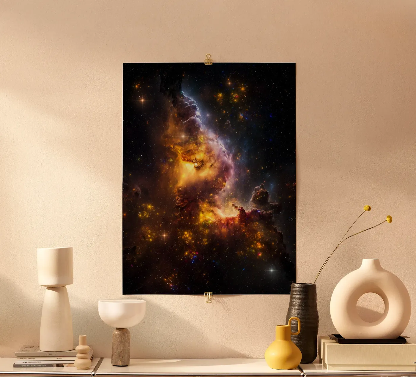 Astroflare poster van Stellar Dream Art