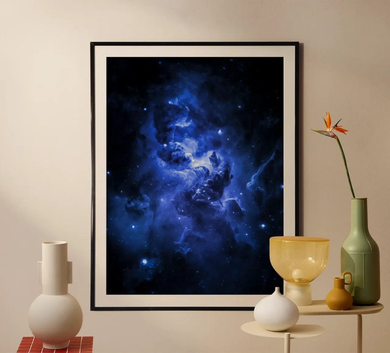 Stellarwave poster with aluminum frame by Stellar Dream Art