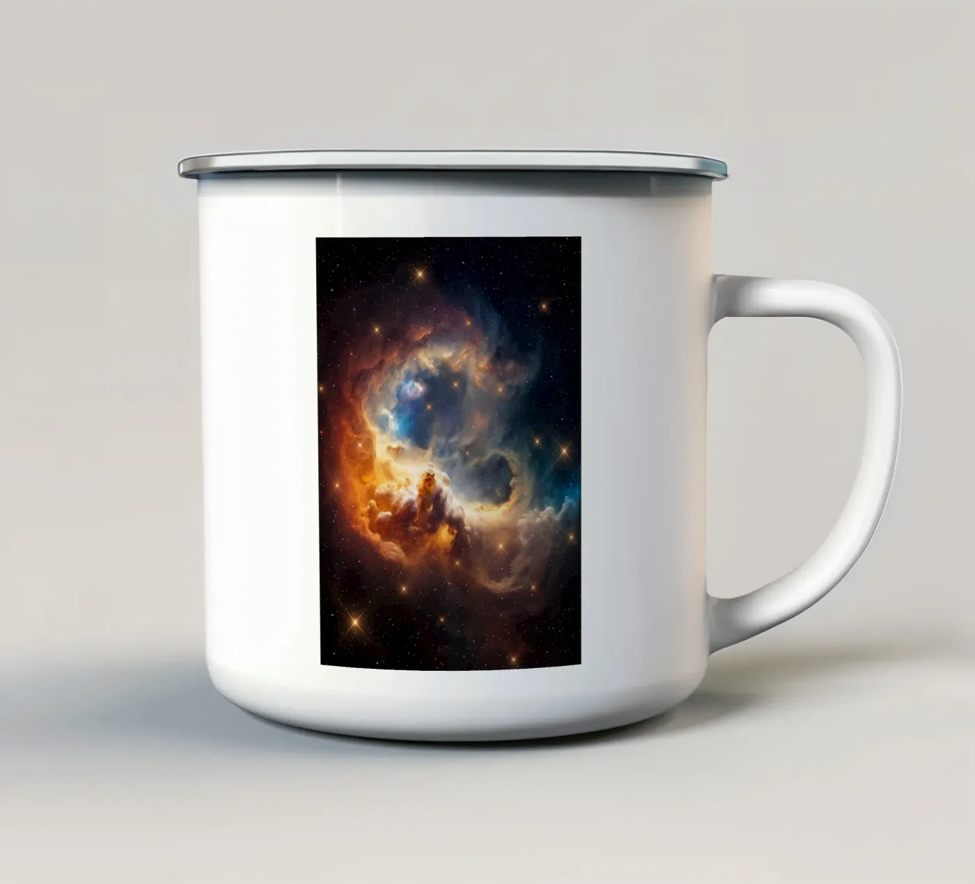 Lightfall emaille mok van Stellar Dream Art