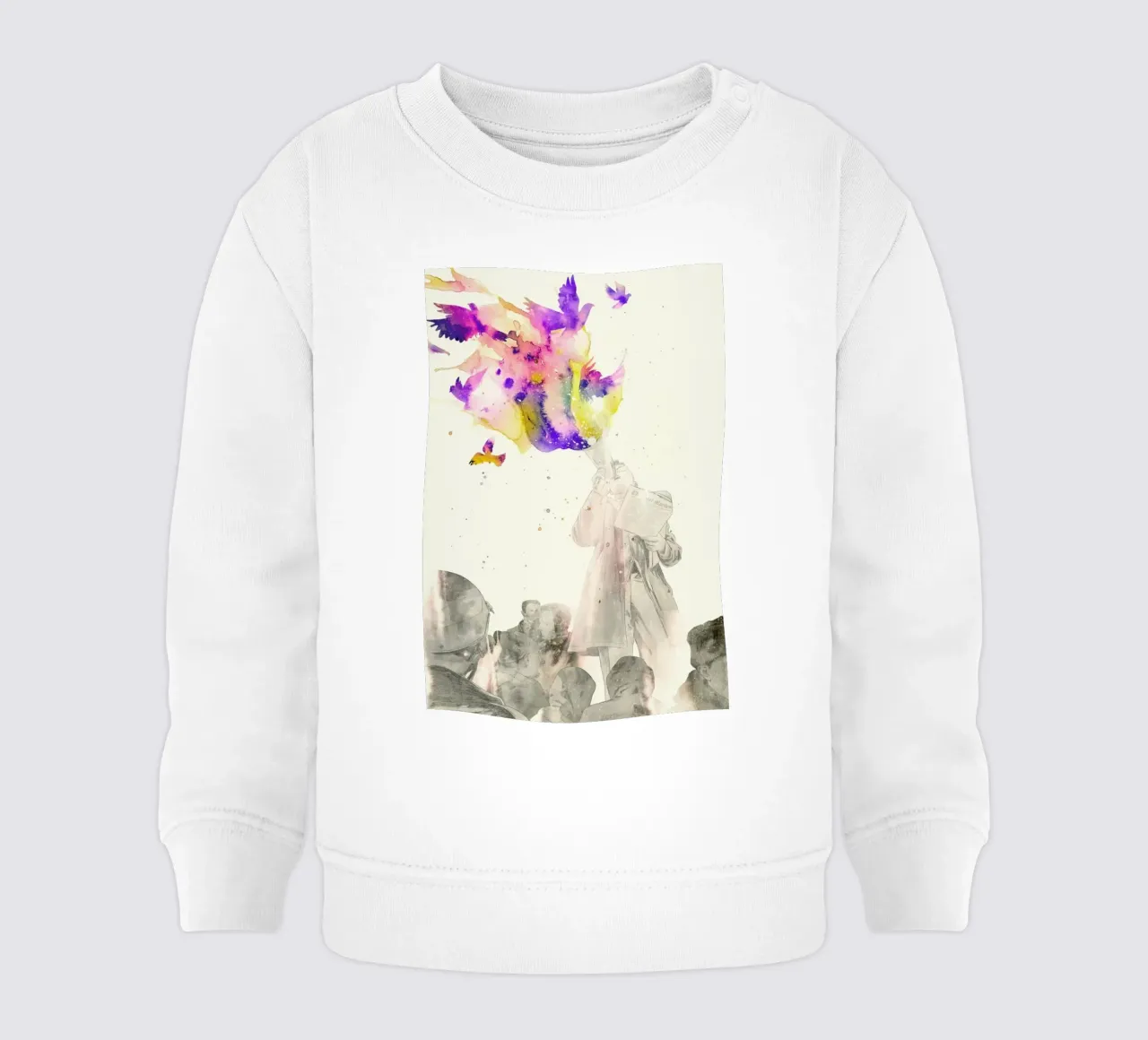 Manifesto baby sweatshirt by Matheus Lopes Castro