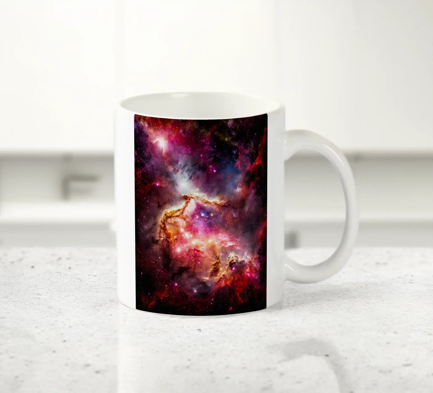 Celestial Flow ceramic mug by Stellar Dream Art