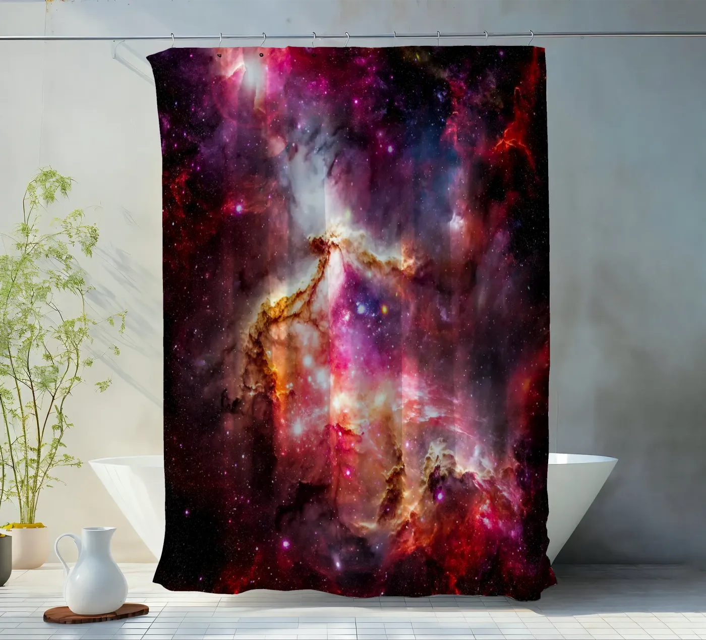 Celestial Flow Duschvorhang von Stellar Dream Art