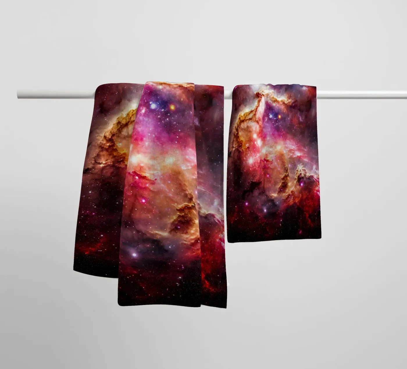 Celestial Flow badhanddoek van Stellar Dream Art