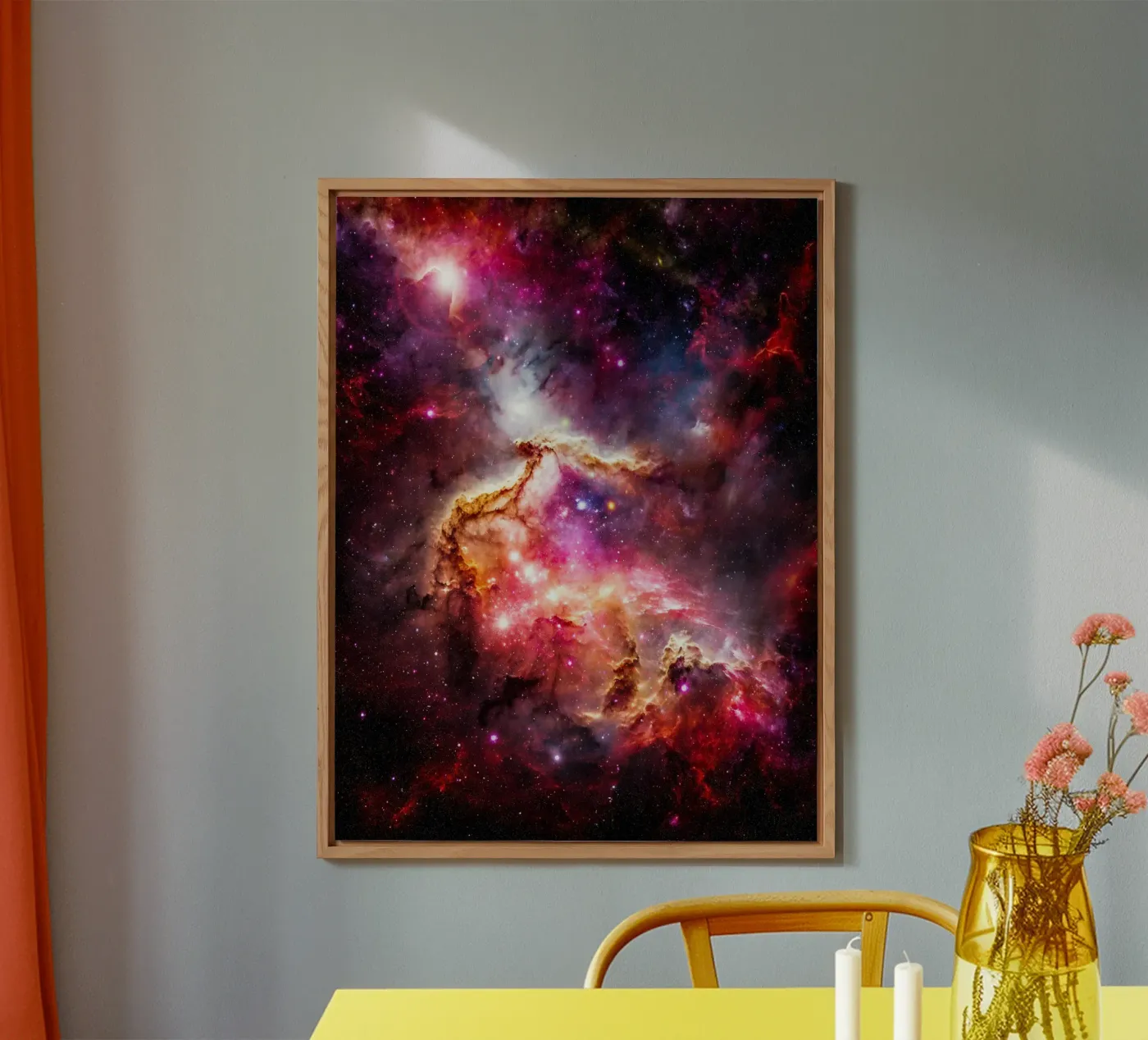 Celestial Flow forex-plaat van Stellar Dream Art