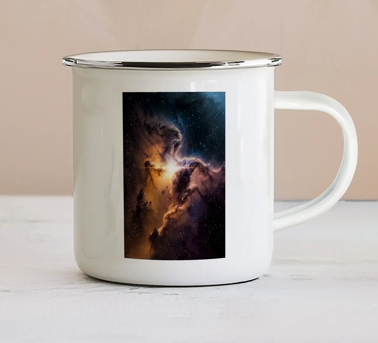 Aethernova tazza in smalto da Stellar Dream Art