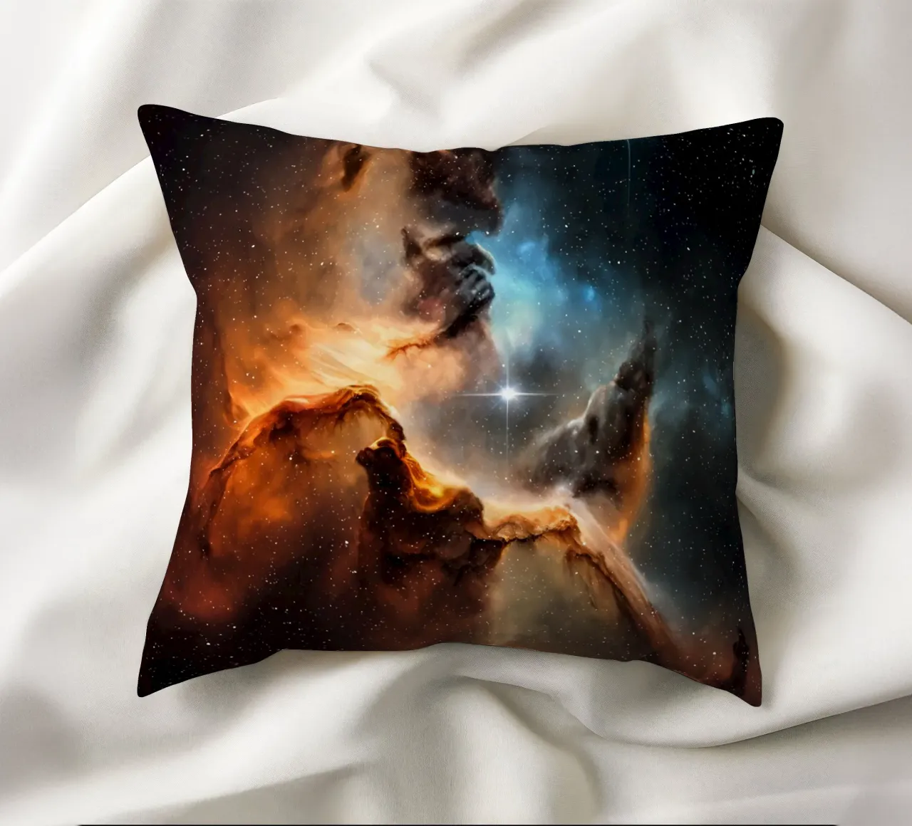 QuantumGlow cuscino da Stellar Dream Art