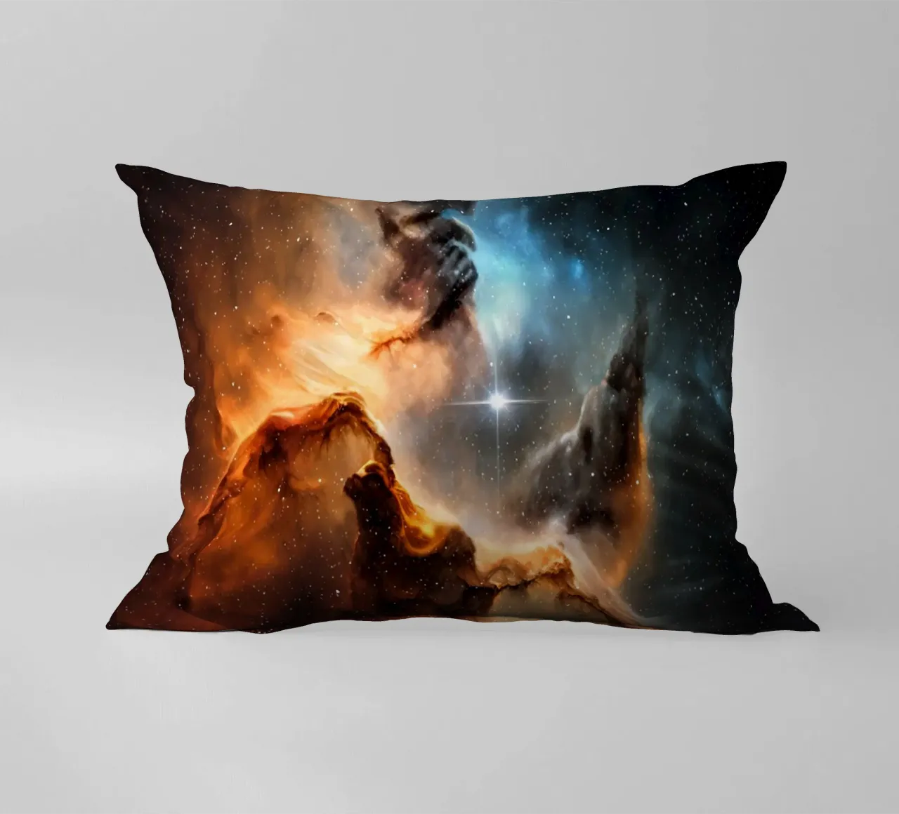 QuantumGlow cuscino da Stellar Dream Art