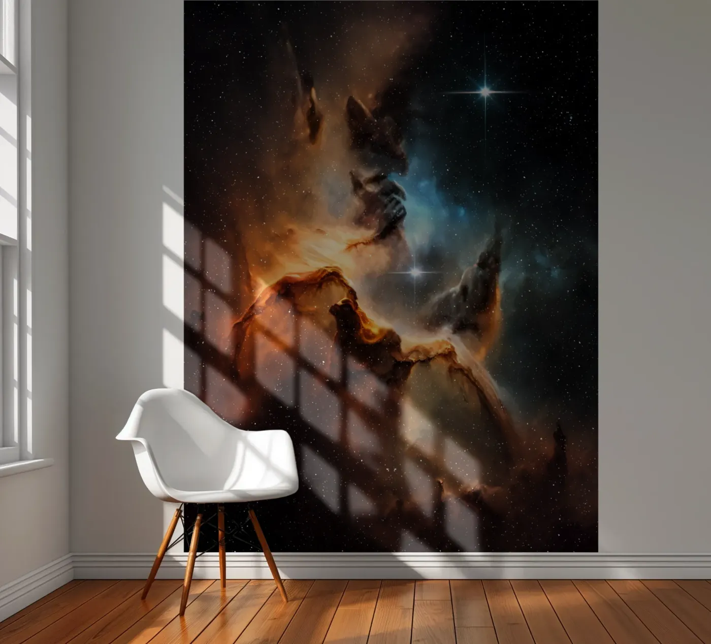 QuantumGlow fotobehang van Stellar Dream Art