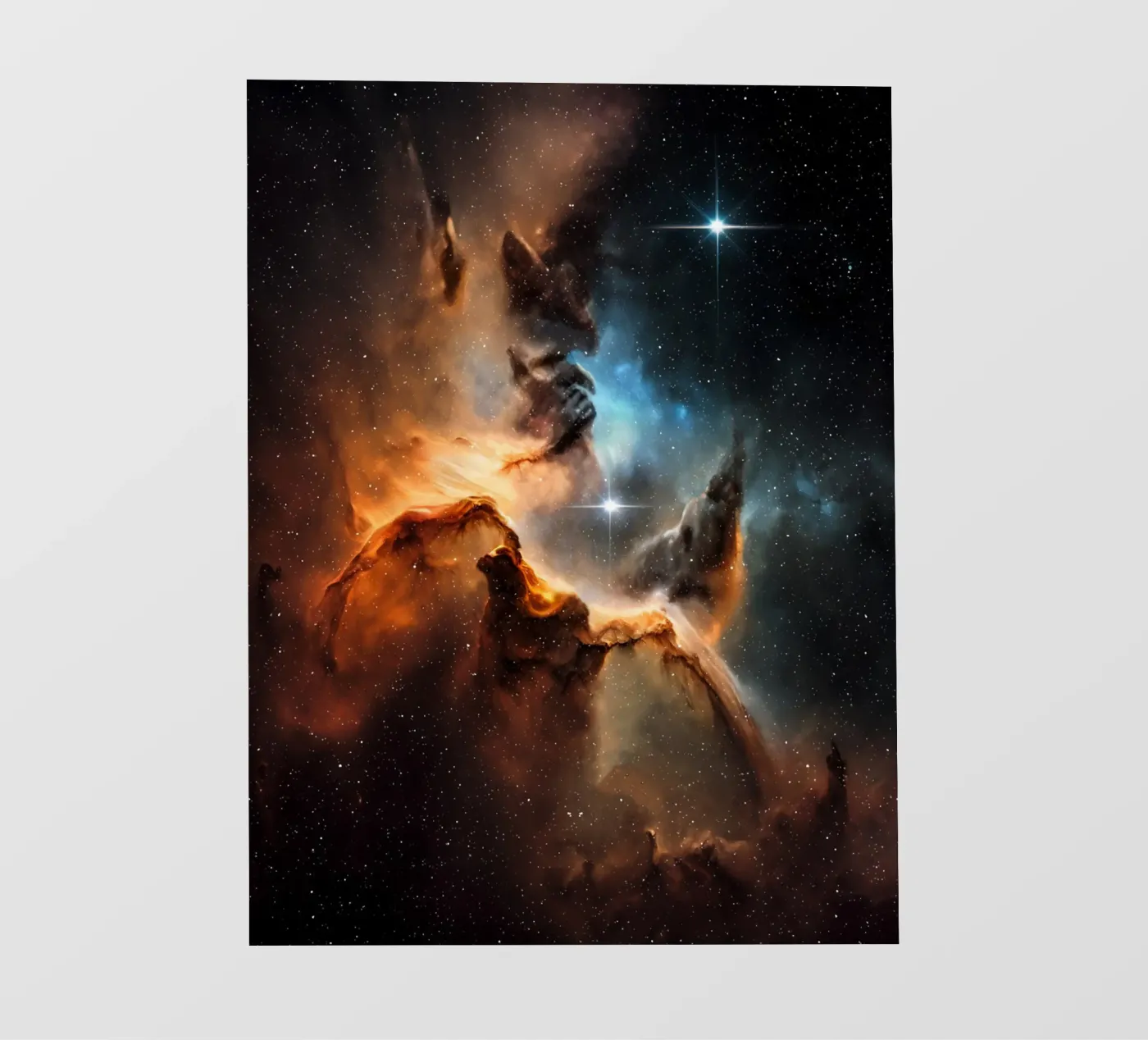 QuantumGlow fotobehang van Stellar Dream Art