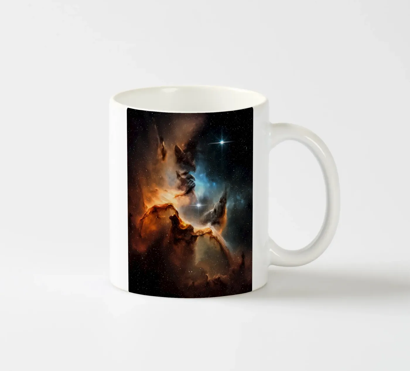 QuantumGlow ceramic mug by Stellar Dream Art