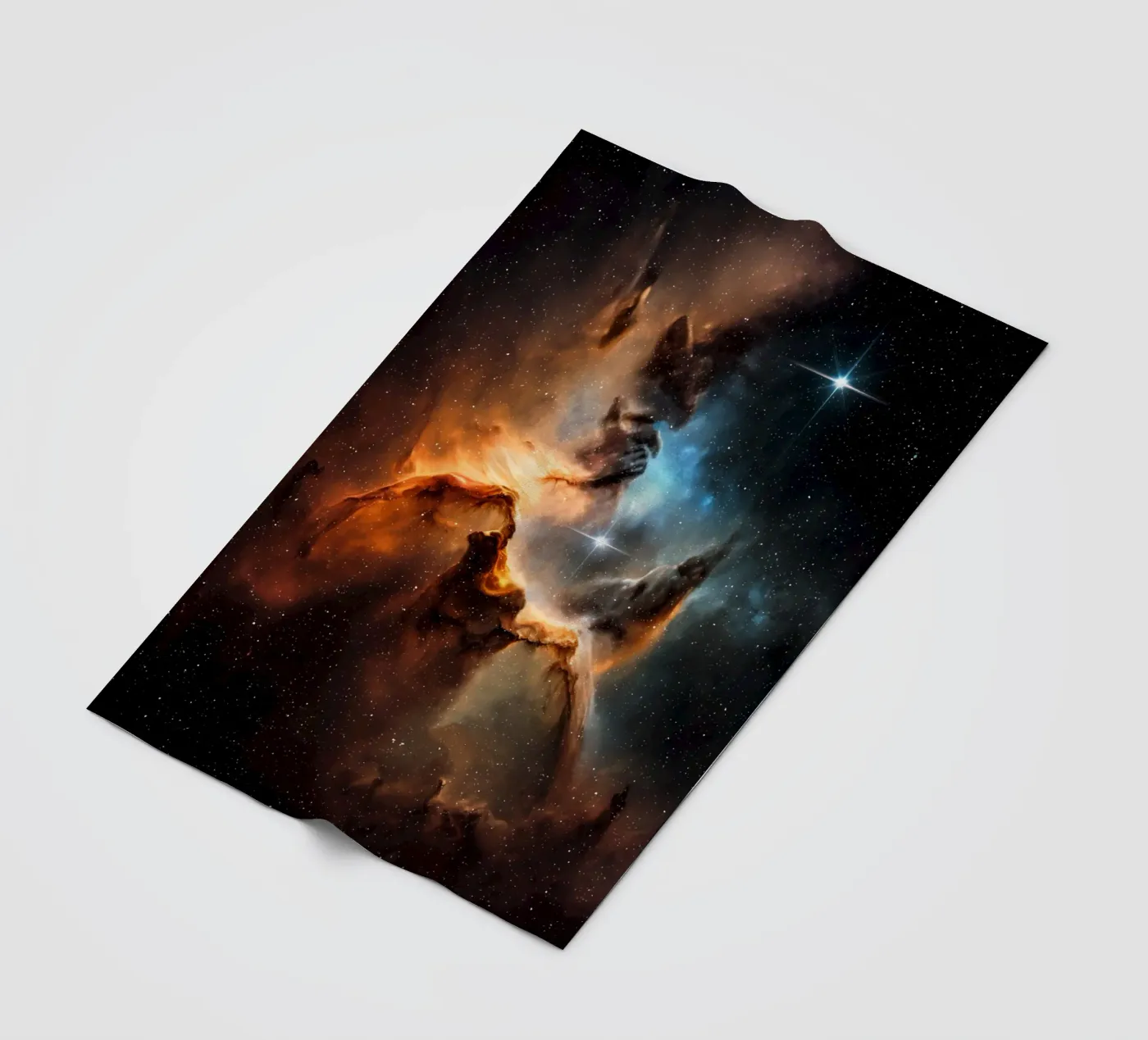 QuantumGlow Fleecedecke von Stellar Dream Art