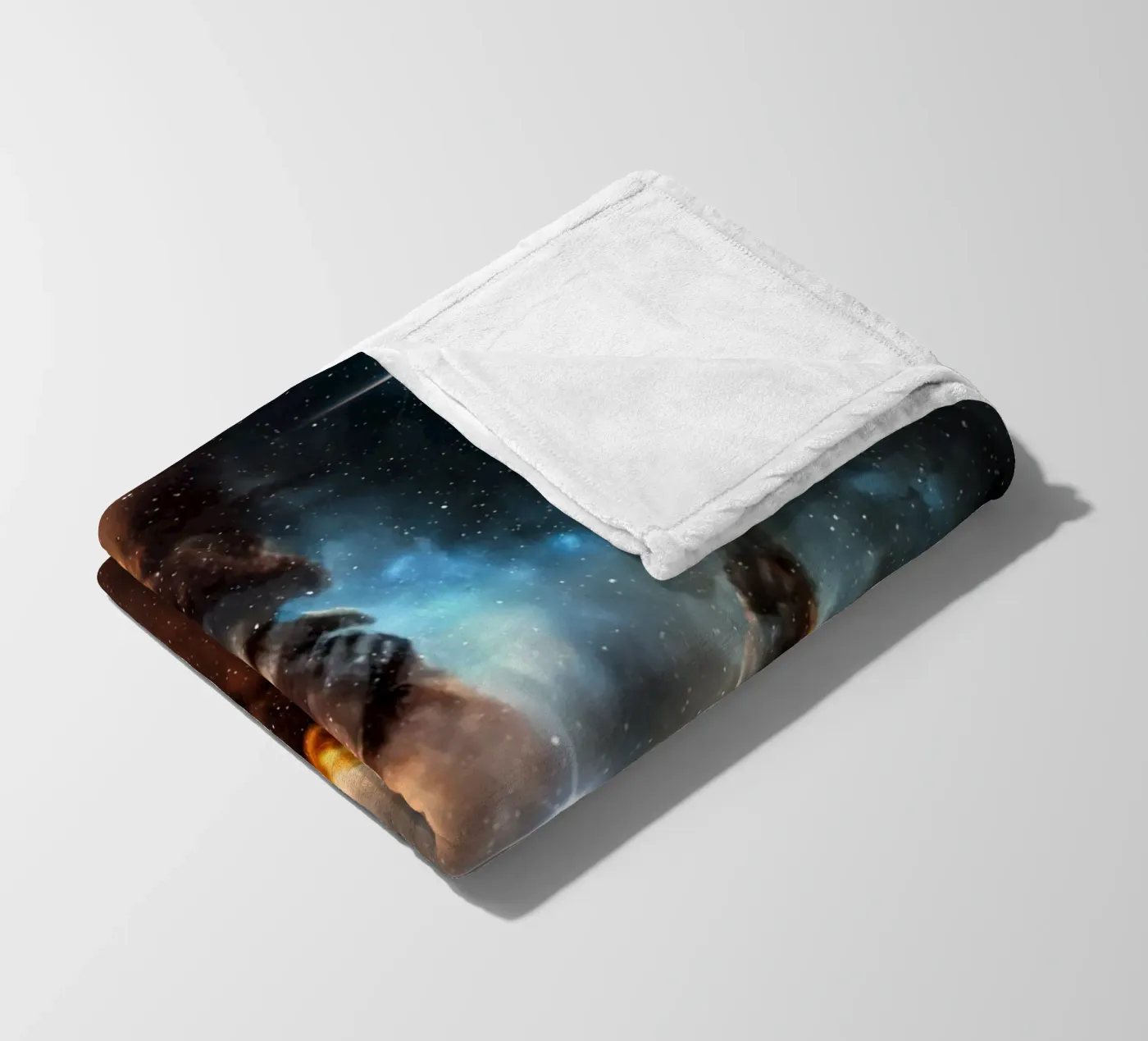 QuantumGlow Fleecedecke von Stellar Dream Art