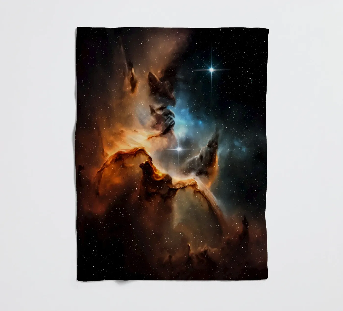 QuantumGlow Fleecedecke von Stellar Dream Art