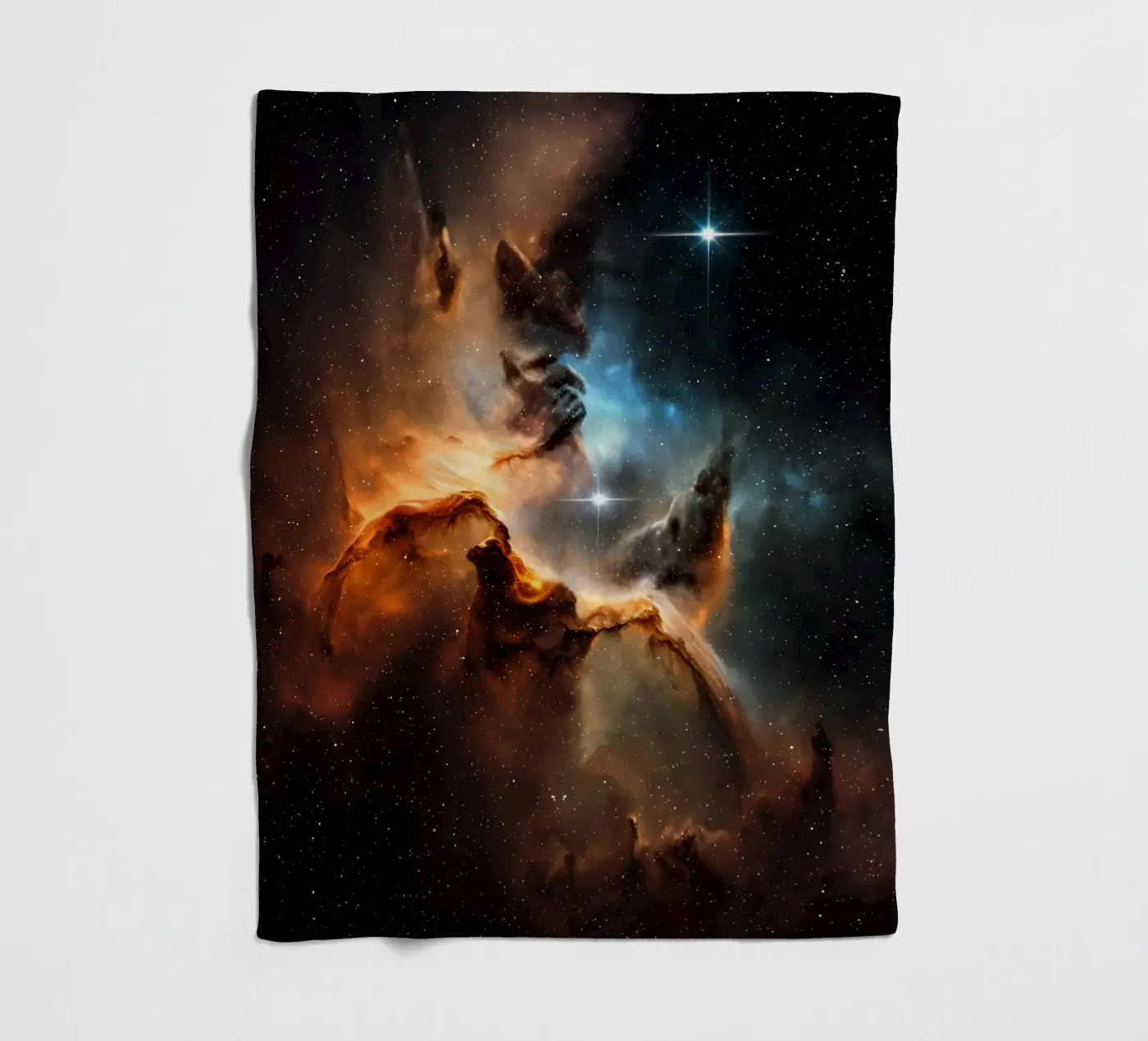 QuantumGlow Fleecedecke von Stellar Dream Art