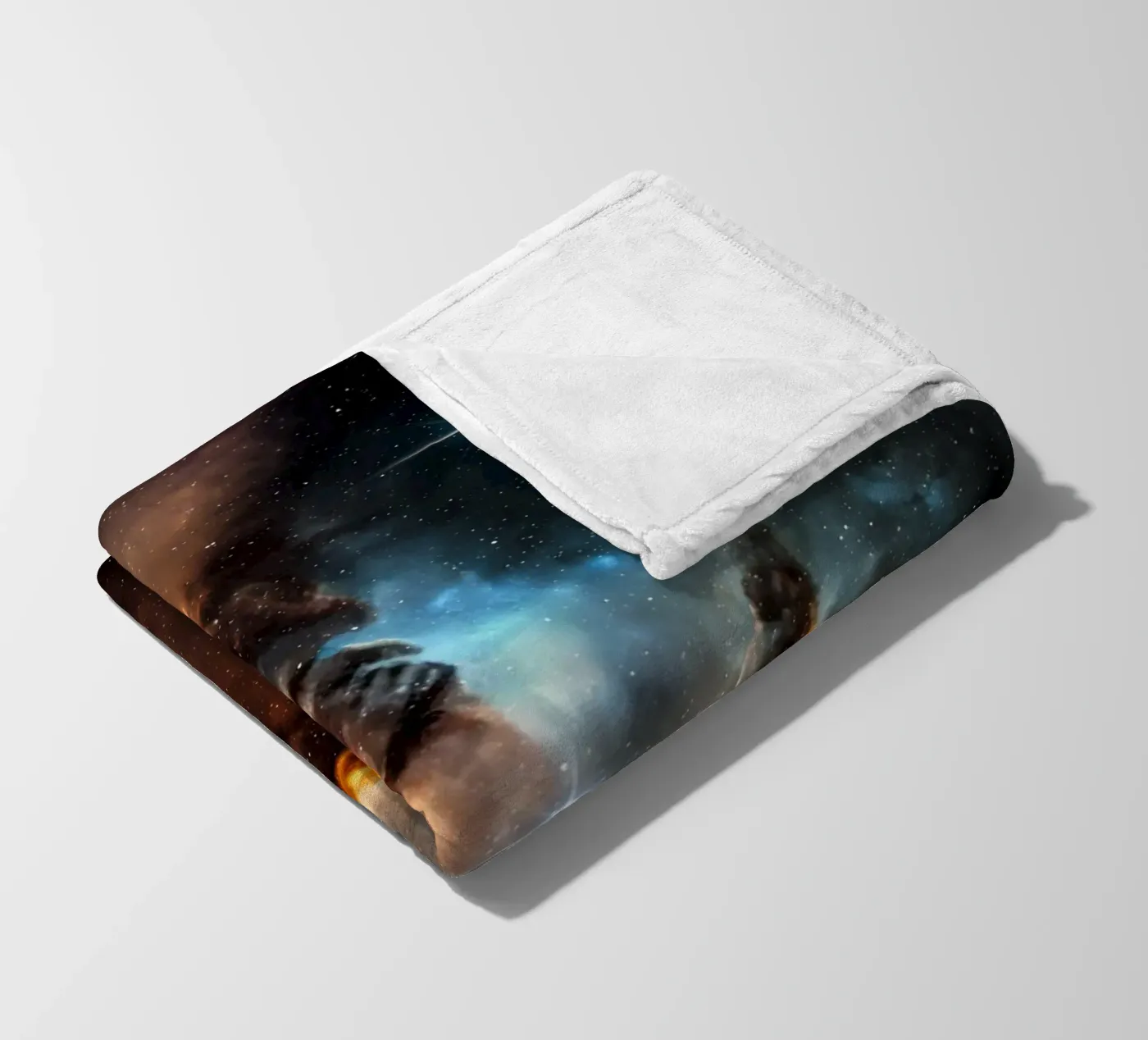 QuantumGlow Fleecedecke von Stellar Dream Art