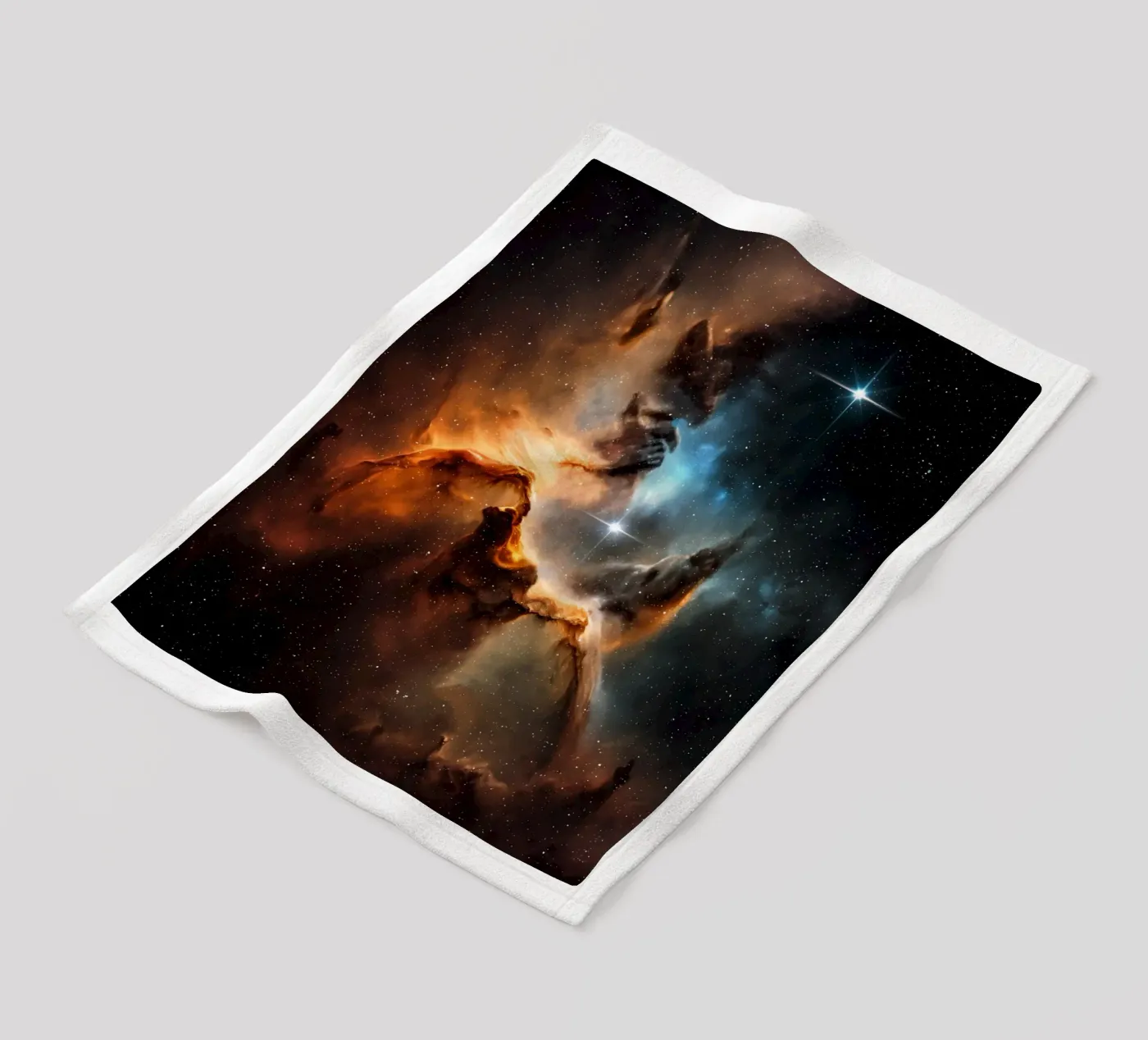 QuantumGlow Fleecedecke von Stellar Dream Art