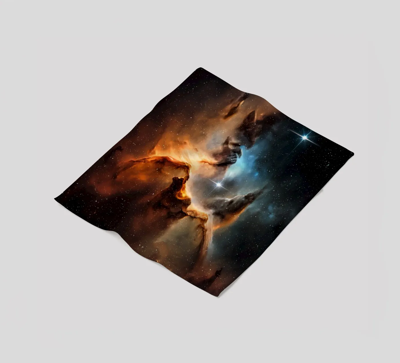 QuantumGlow Fleecedecke von Stellar Dream Art