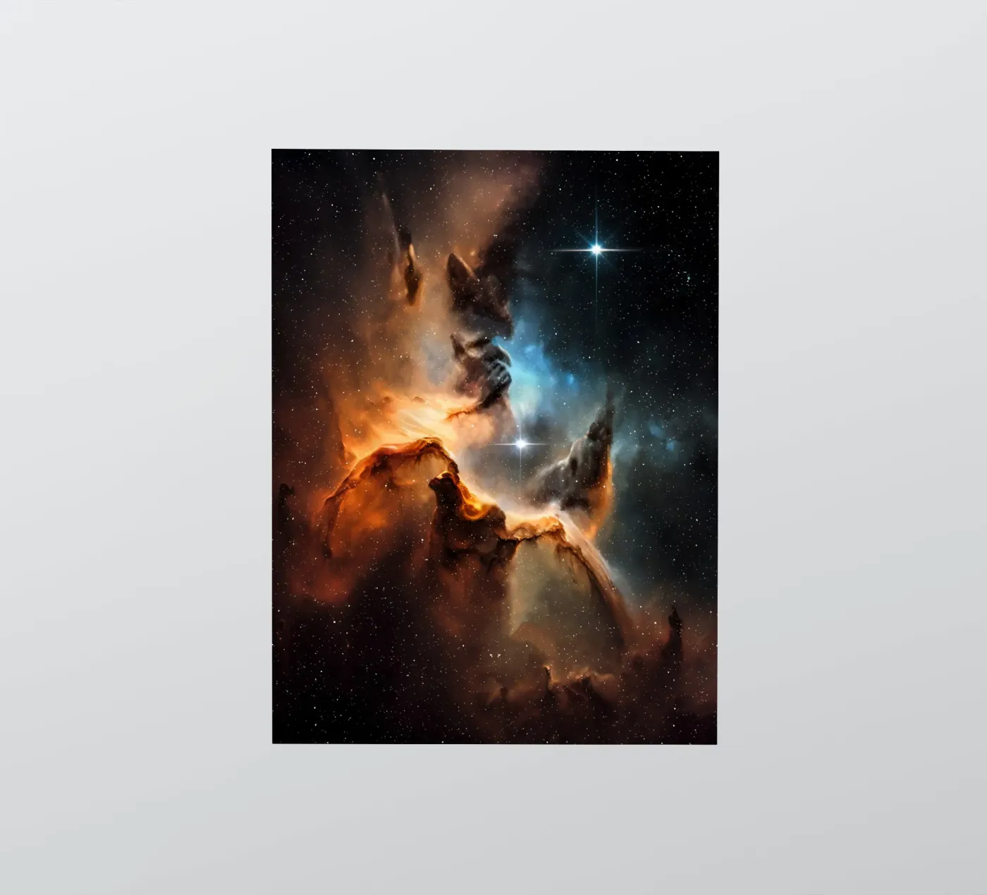 QuantumGlow sticker van Stellar Dream Art