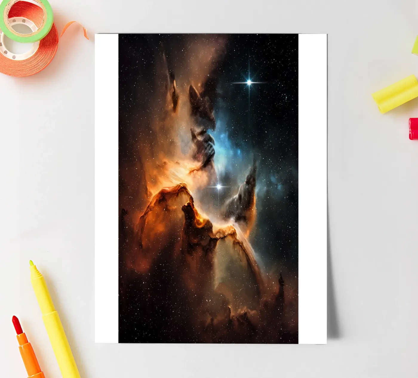 QuantumGlow sticker sheet by Stellar Dream Art