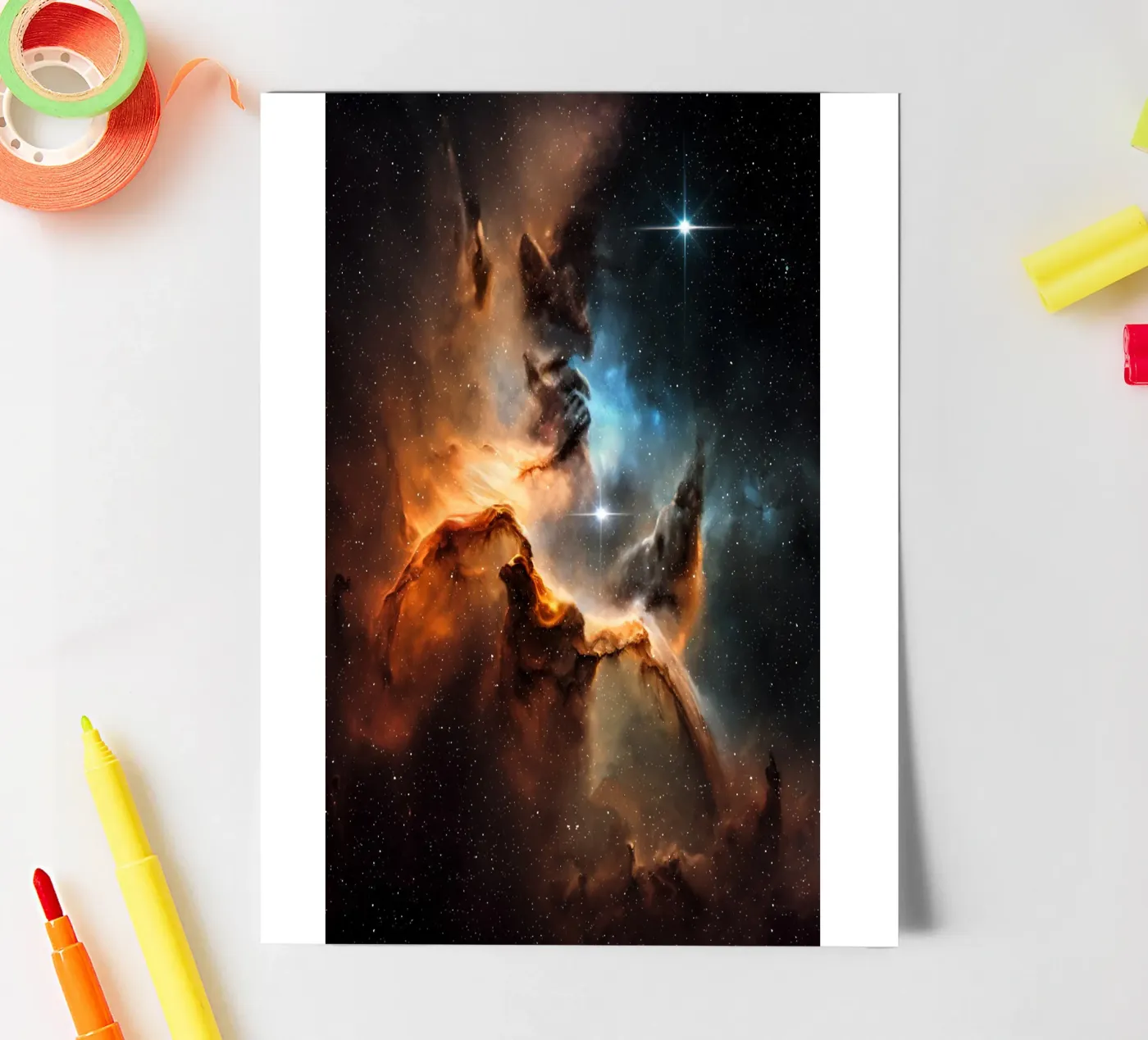 QuantumGlow sticker sheet by Stellar Dream Art