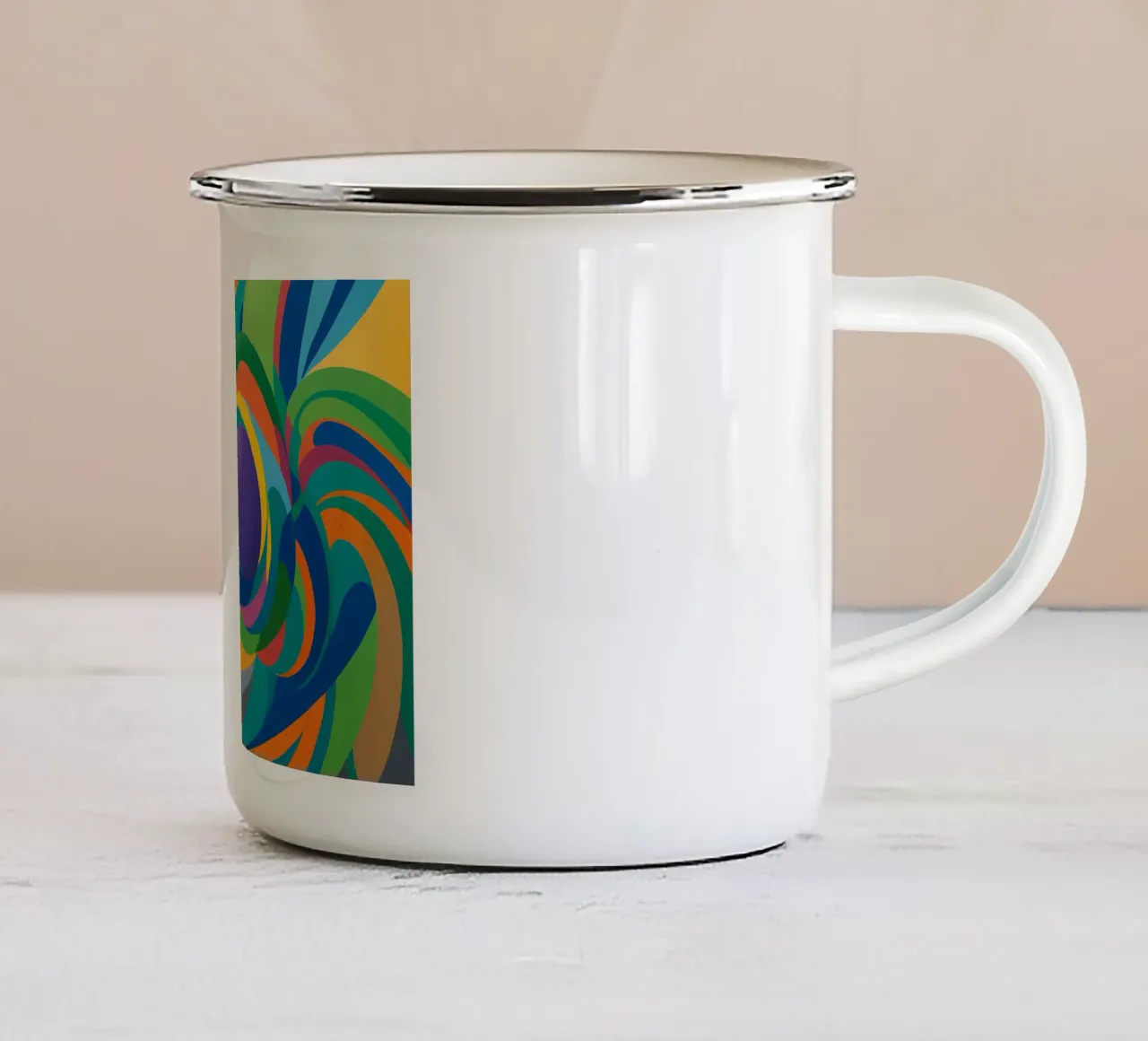 Flex - Serial 38 enamel mug by Atelier-88