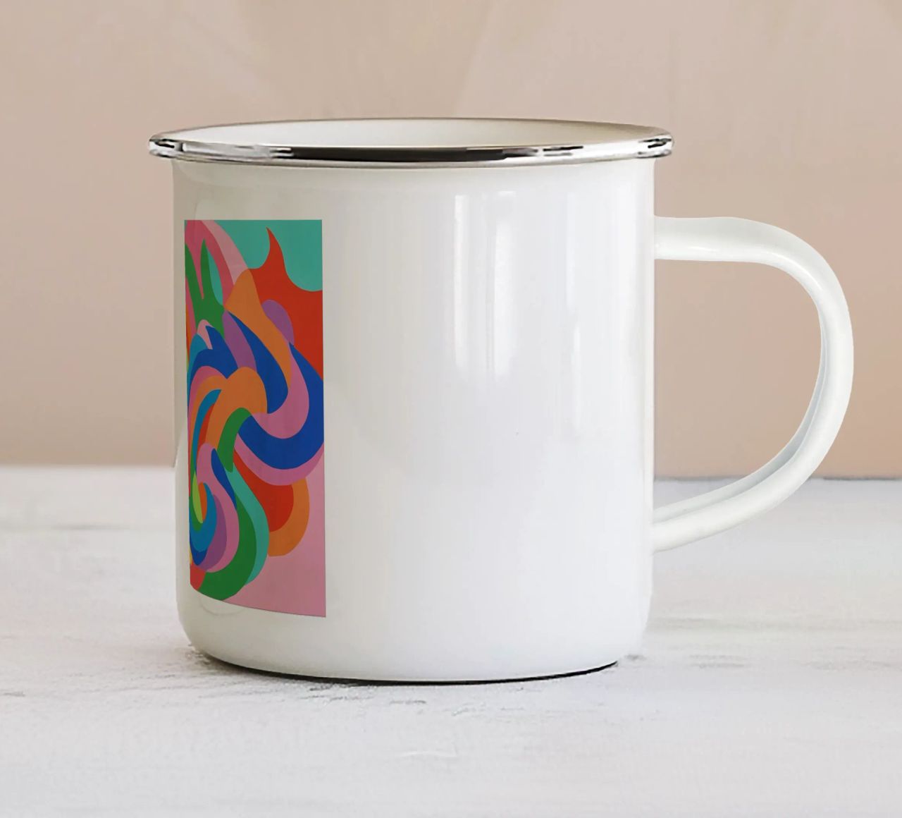 Flessibile - Seriale 39 tazza in smalto da Atelier-88