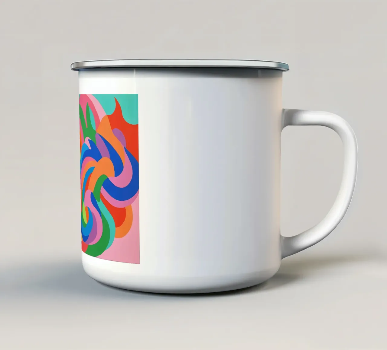Flex - Serial 39 enamel mug by Atelier-88