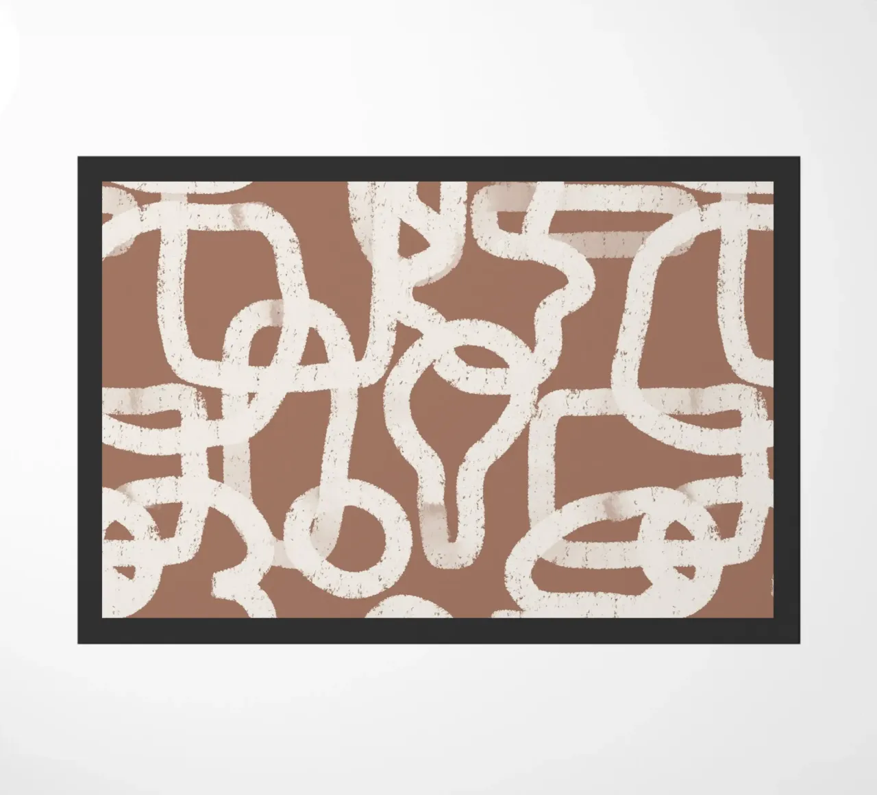 Geometric Doodles Mocha Mousse zerbino da anisillustration
