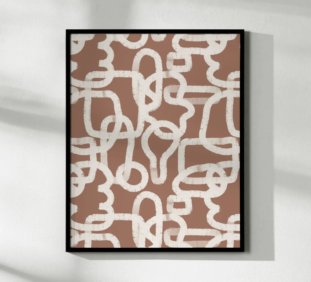 Geometric Doodles Mocha Mousse carta hahnemühle da anisillustration