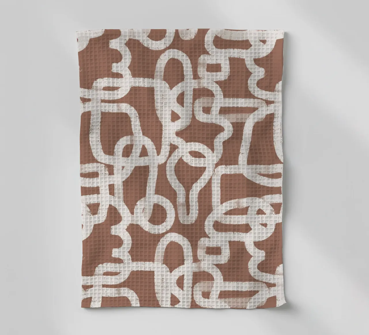 Geometric Doodles Mocha Mousse canovaccio da cucina da anisillustration