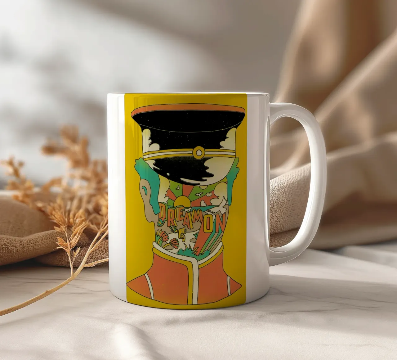 Dream On tazza in ceramica da Matheus Lopes Castro