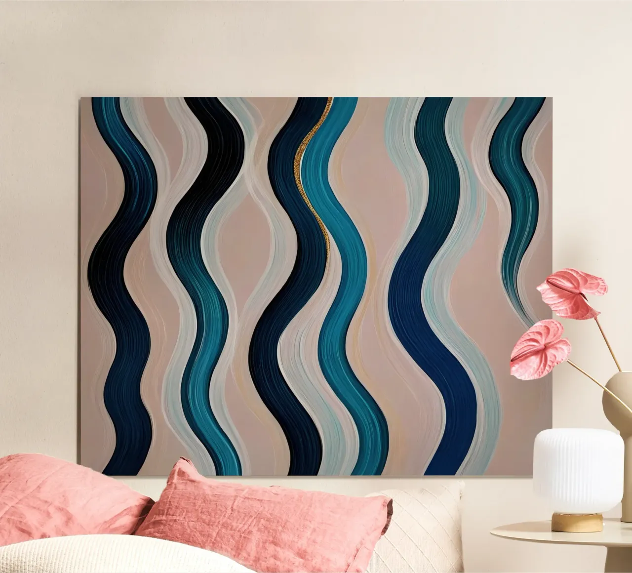 Flessibile - Serie 43 poster con telaio in legno da Atelier-88