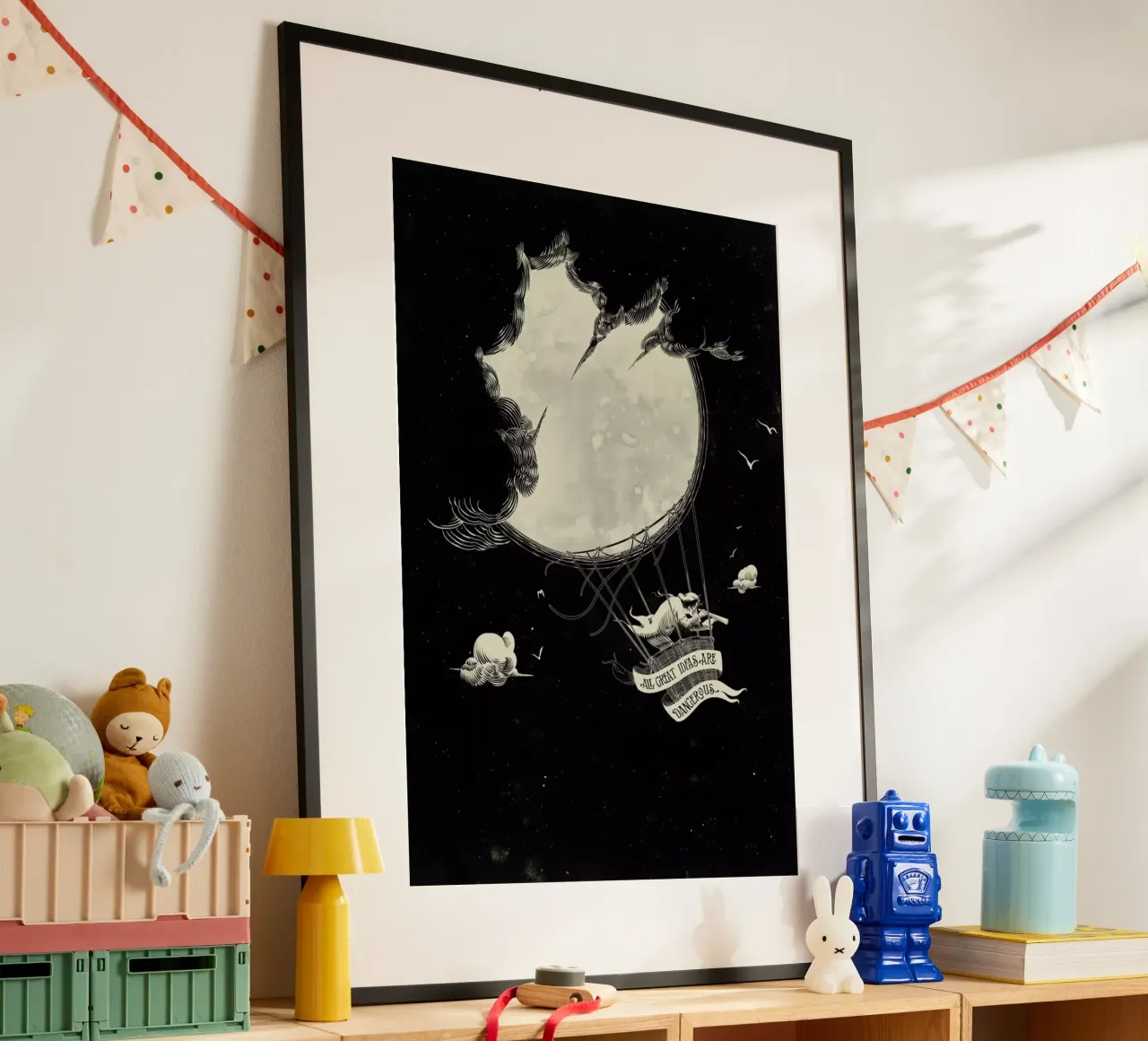Great Idea poster con telaio in legno da Matheus Lopes Castro