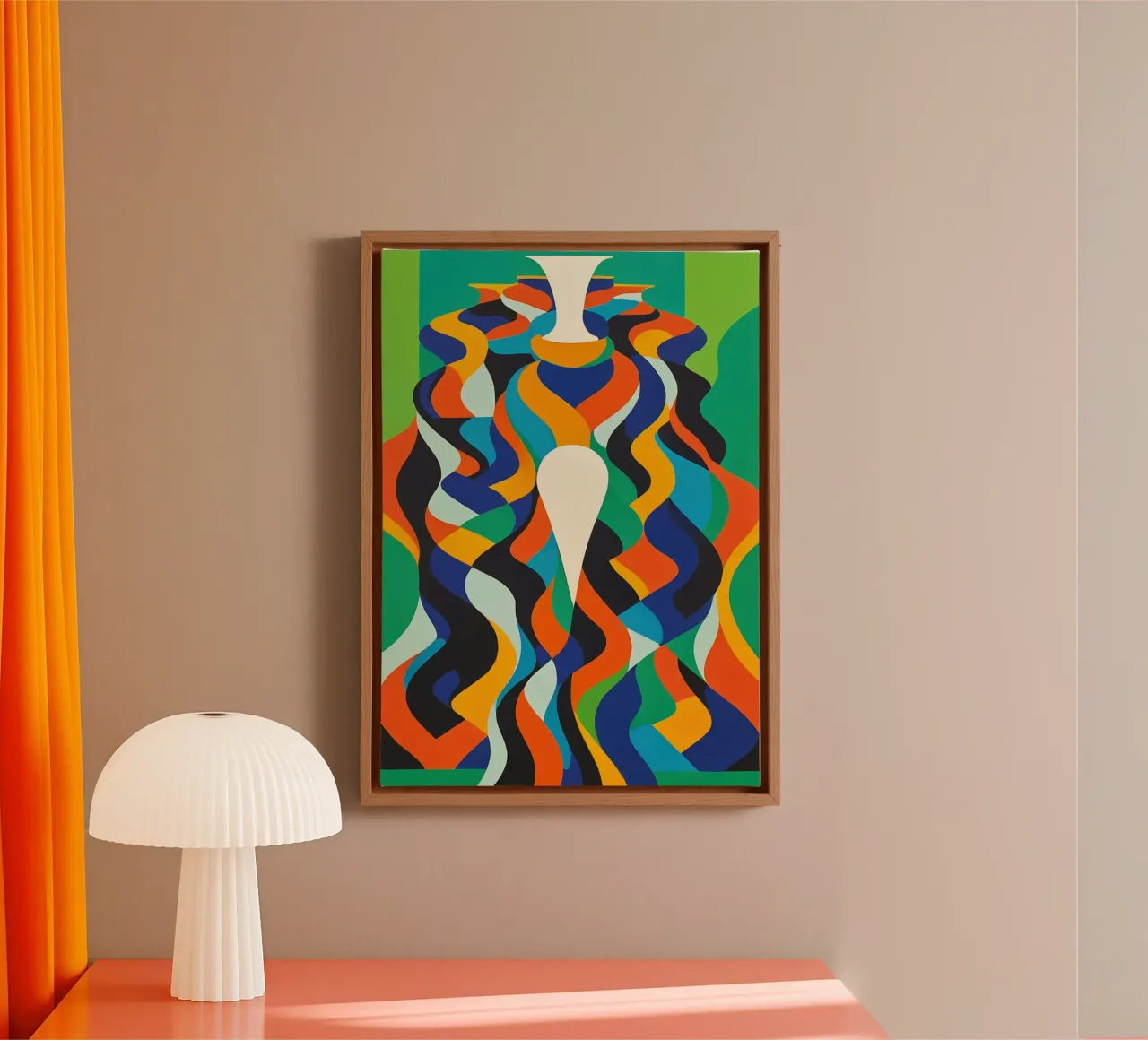 Flex - Serial 51 canvas with Floater frame by Atelier-88