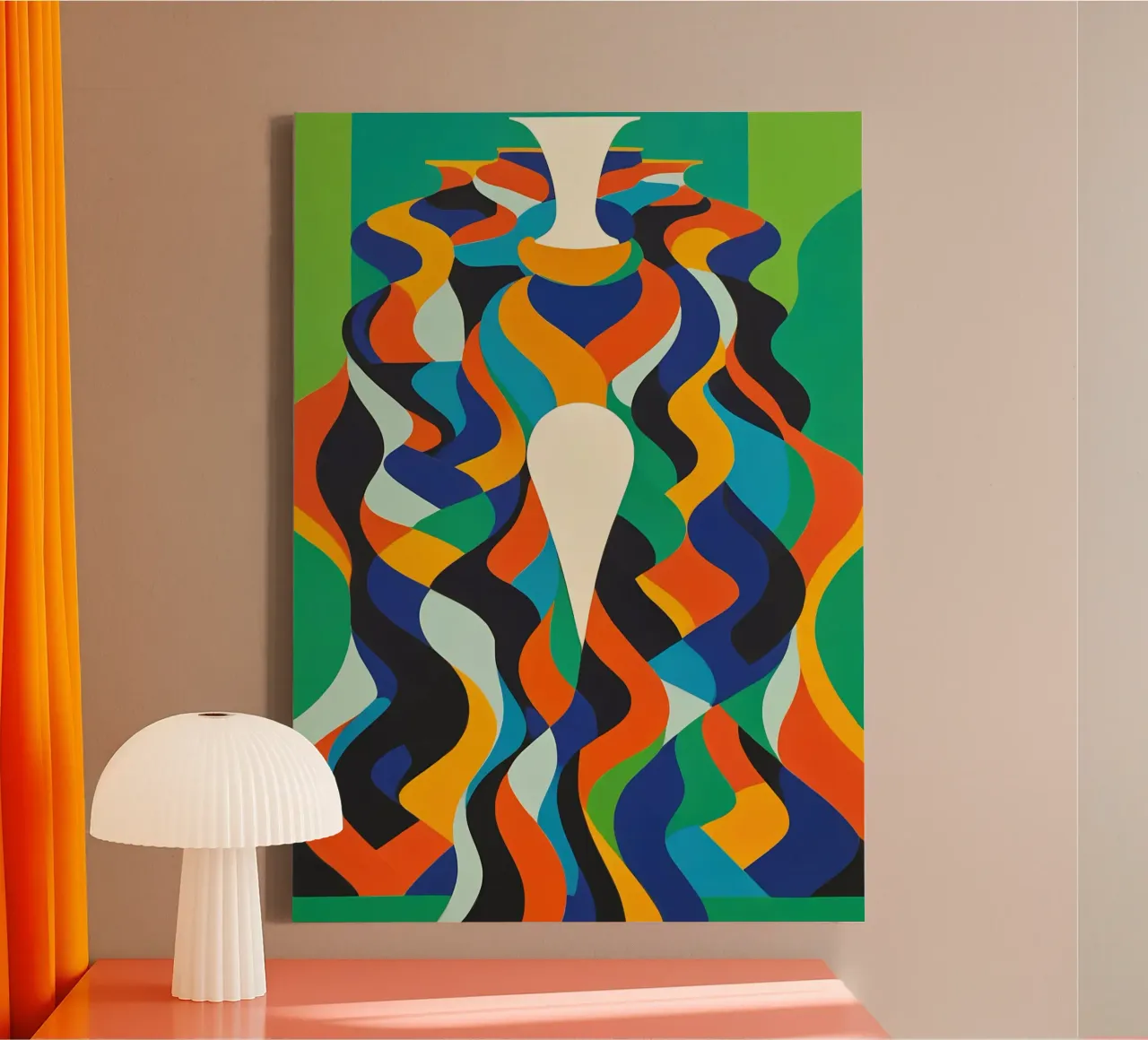Flex - Serial 51 canvas with Floater frame by Atelier-88