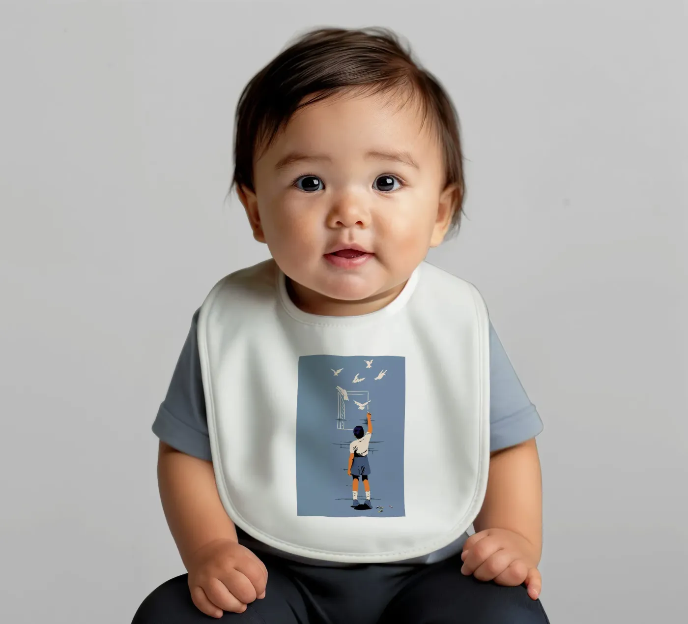 Exit baby bib by Matheus Lopes Castro