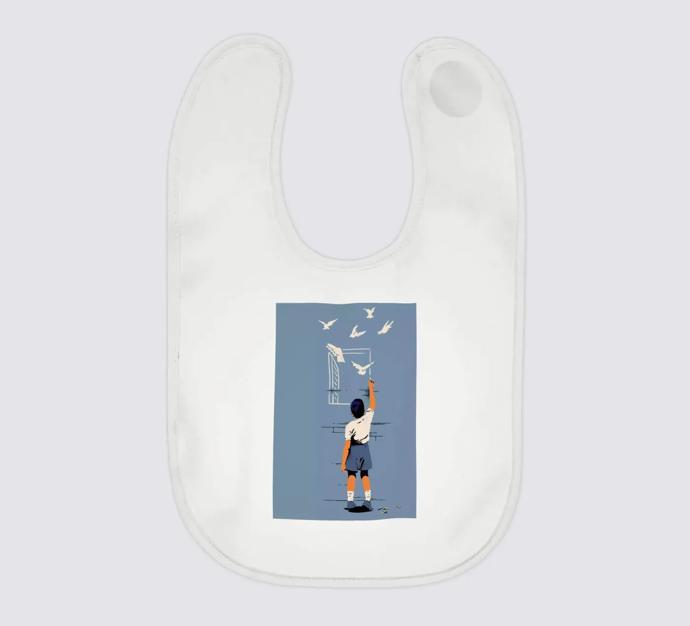 Exit baby bib by Matheus Lopes Castro
