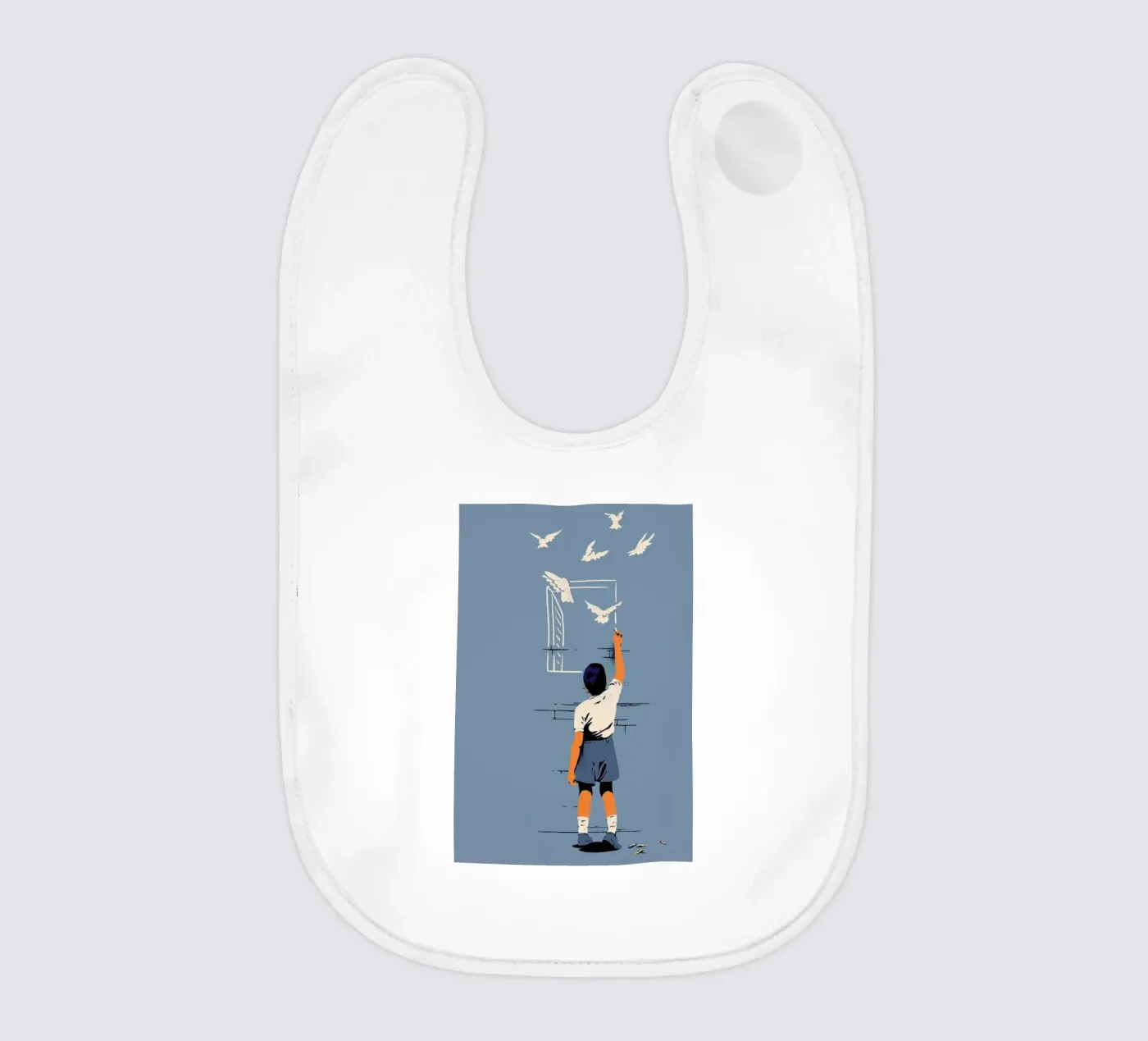 Exit baby bib by Matheus Lopes Castro