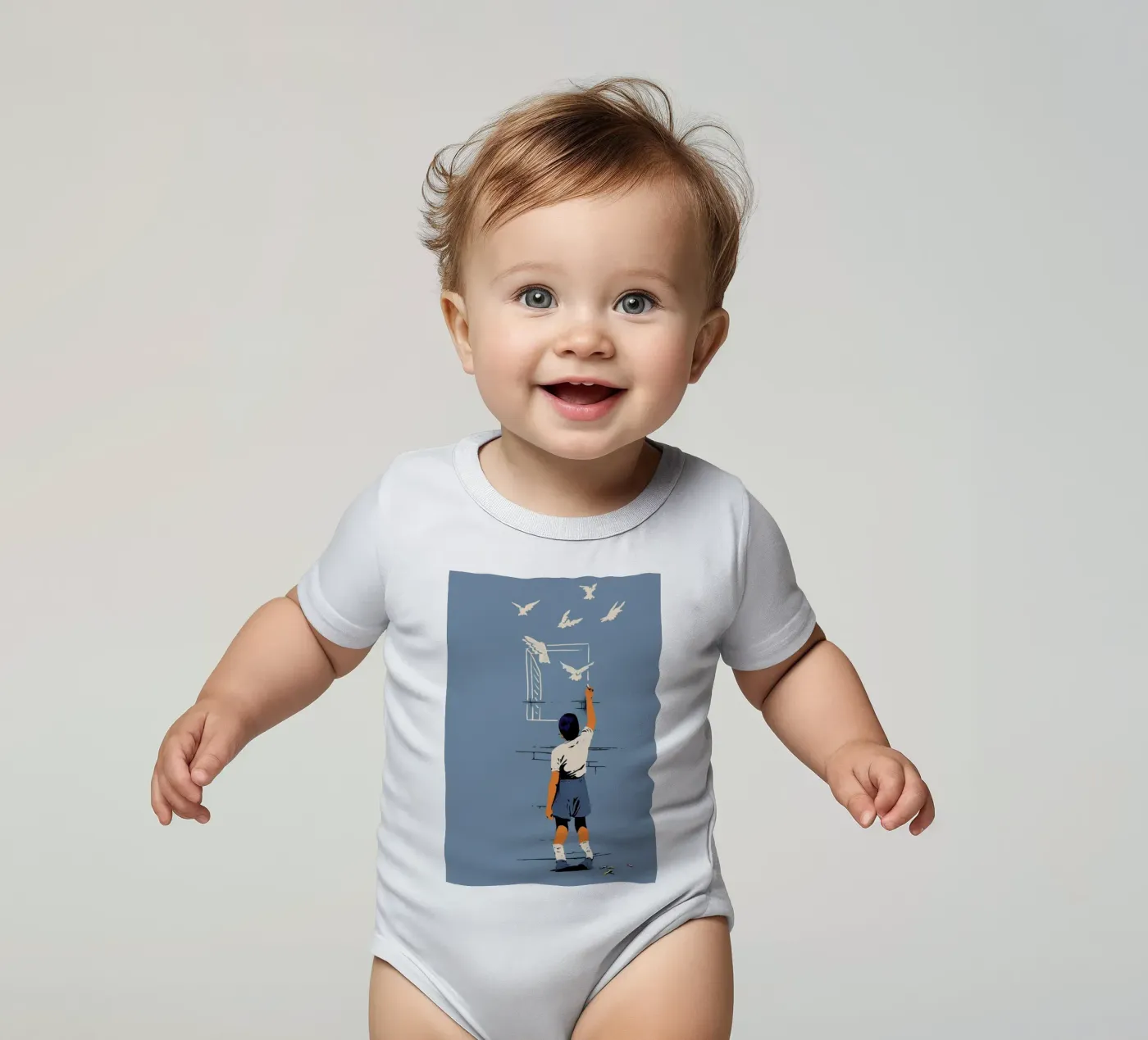 Exit Kurzarm Babybody von Matheus Lopes Castro