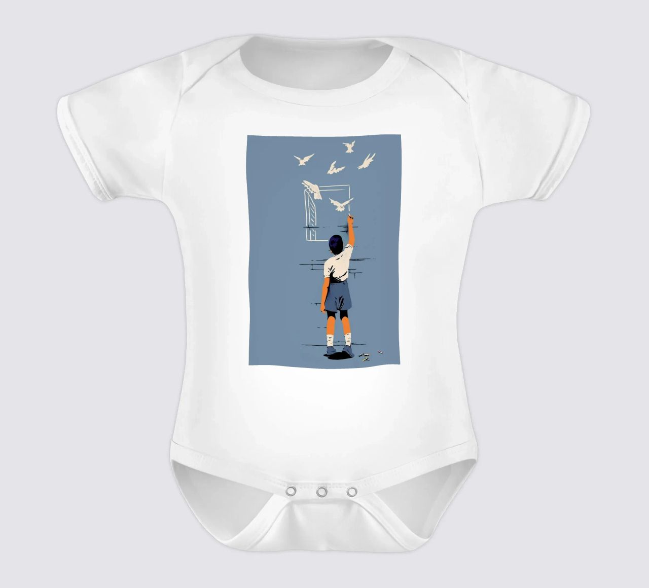 Exit Kurzarm Babybody von Matheus Lopes Castro