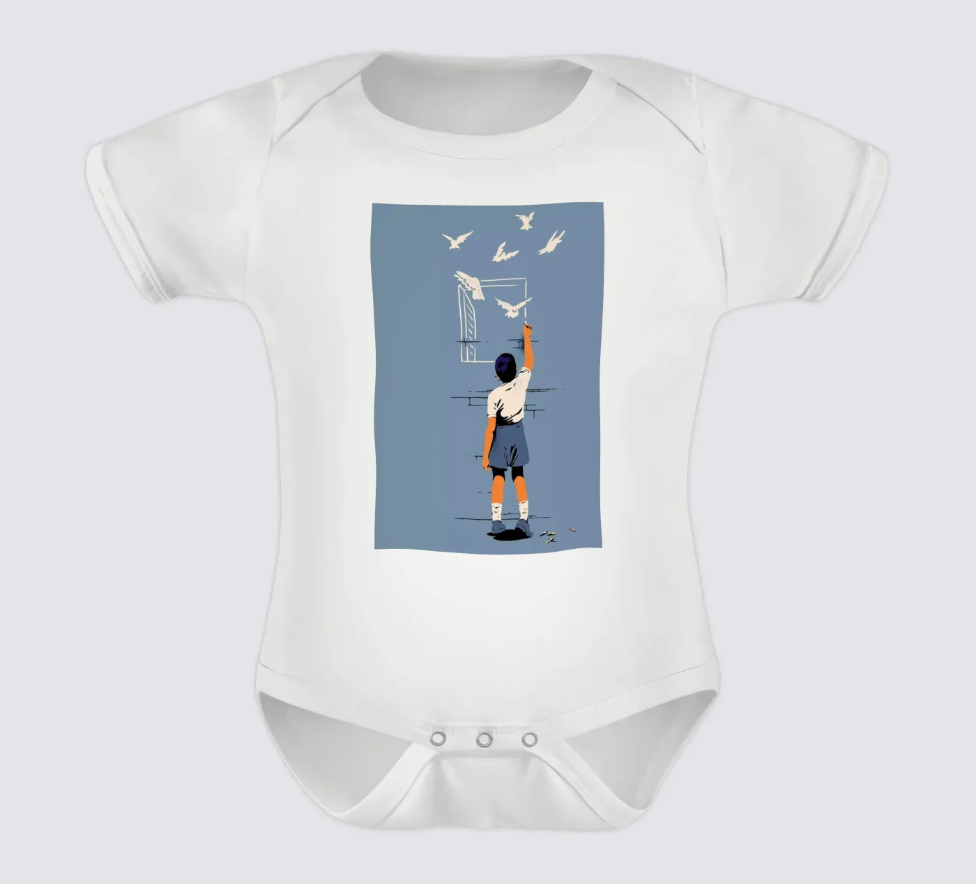 Exit Kurzarm Babybody von Matheus Lopes Castro