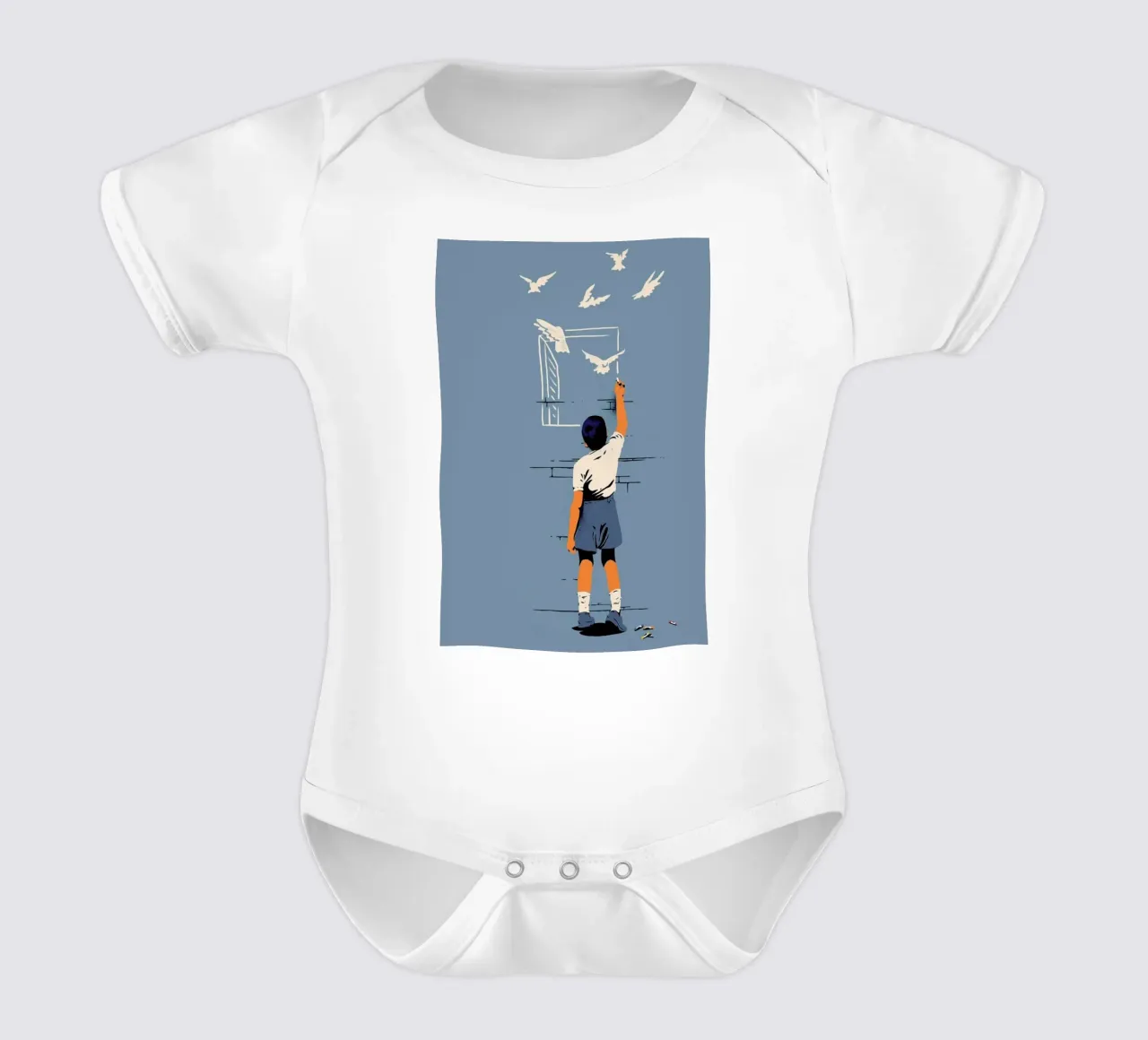Exit Kurzarm Babybody von Matheus Lopes Castro
