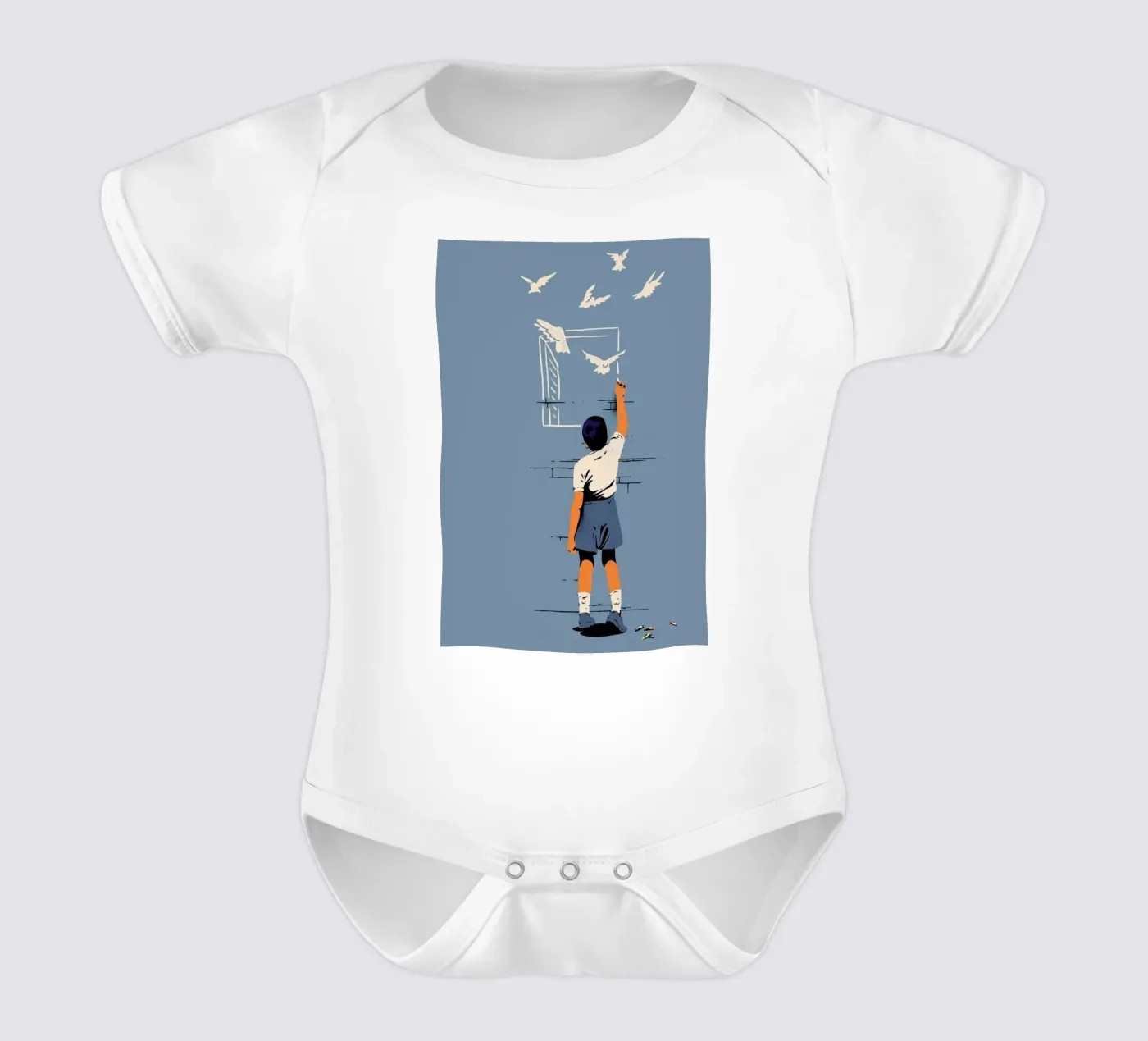 Exit Kurzarm Babybody von Matheus Lopes Castro