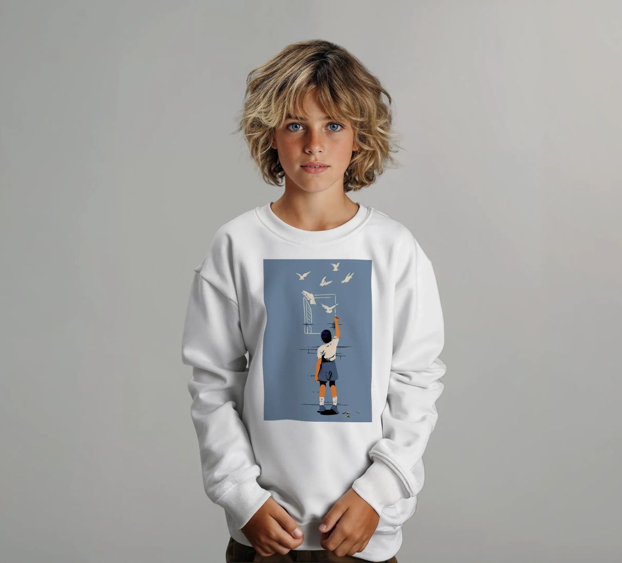 Exit Kinder Sweatshirt von Matheus Lopes Castro