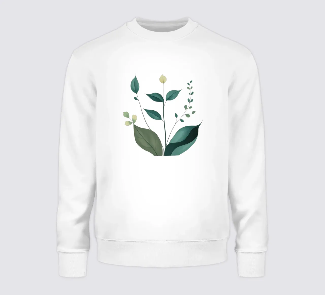 Eleganza minimalista dei fiori selvatici felpa da Organic Aesthetics