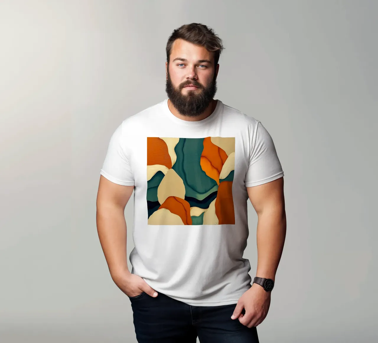 Layered Earth Aesthetics t-shirt by Organic Aesthetics