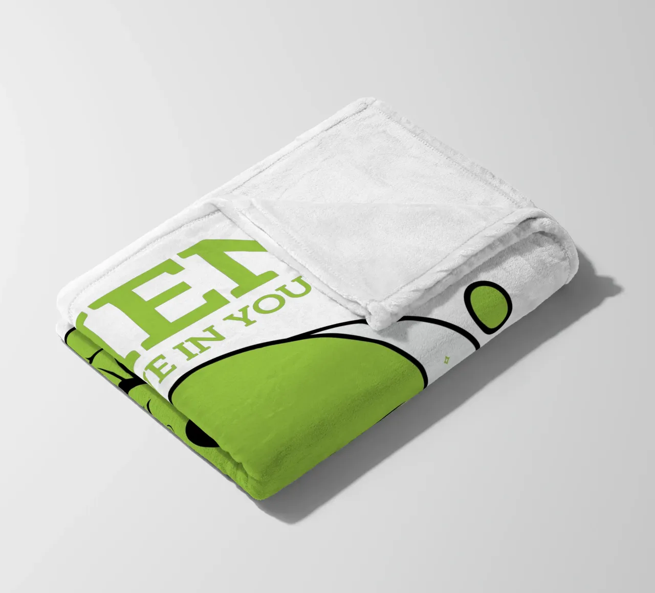 ALIENS DON'T BELIEVE IN YOU EITHER coperta in pile da edsonramosart